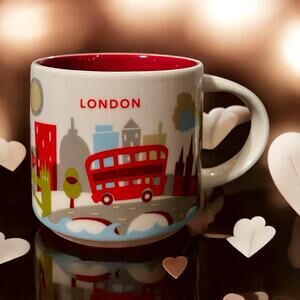 Starbucks London You Are Here Mug 2017 14oz Ceramic Coffee Cup EUC